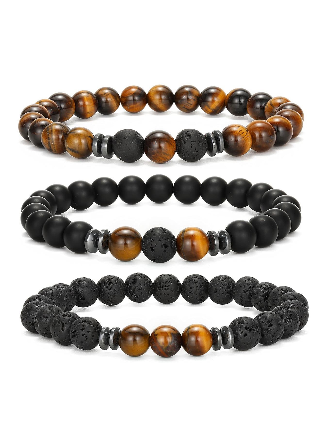 Hombre Ojo Tigre y Lava Aromaterapia
