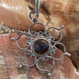 Amuleto Flor Loto Plata