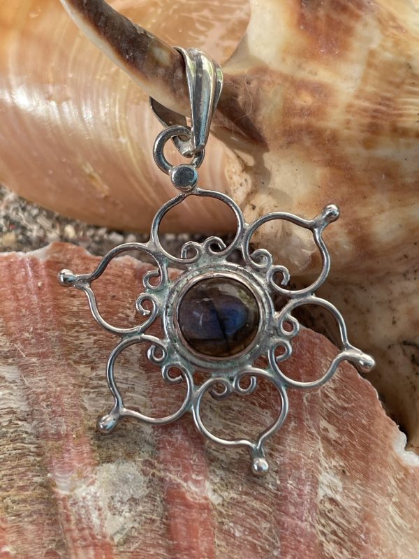 Amuleto Flor Loto Plata