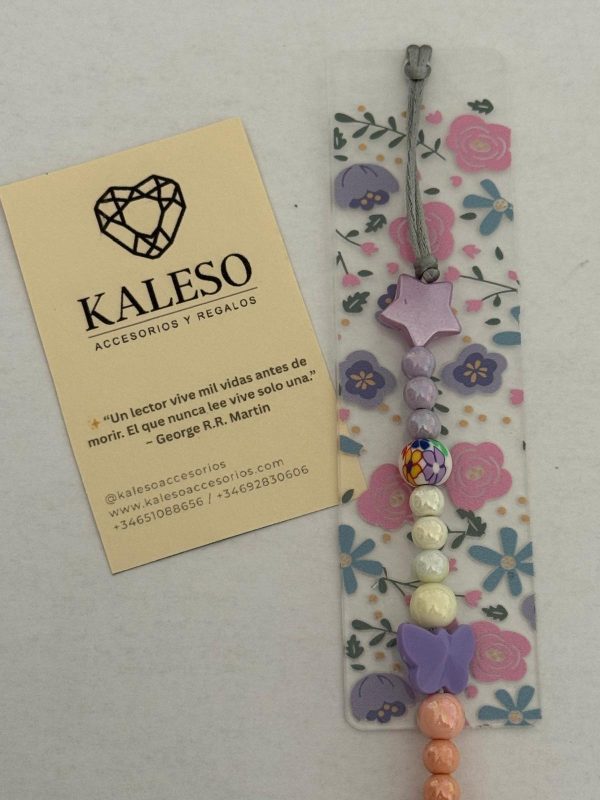 Marcapáginas Acrílico Pequeño Personalizado con Tira de Bolitas - Imagen 9